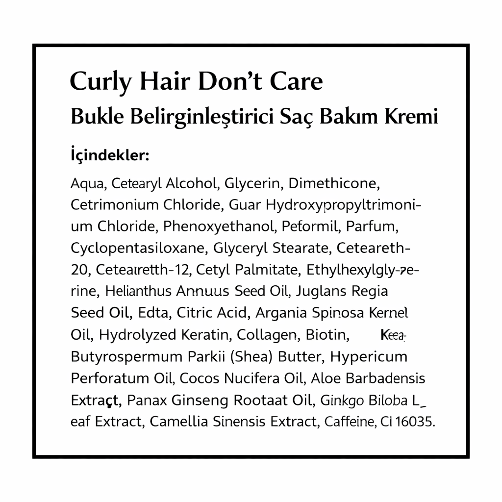 Curly Hair, Don't Care